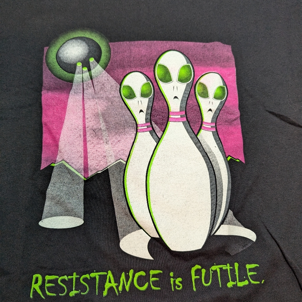 Vintage 90's Rock-n-Glow Bowling shirt